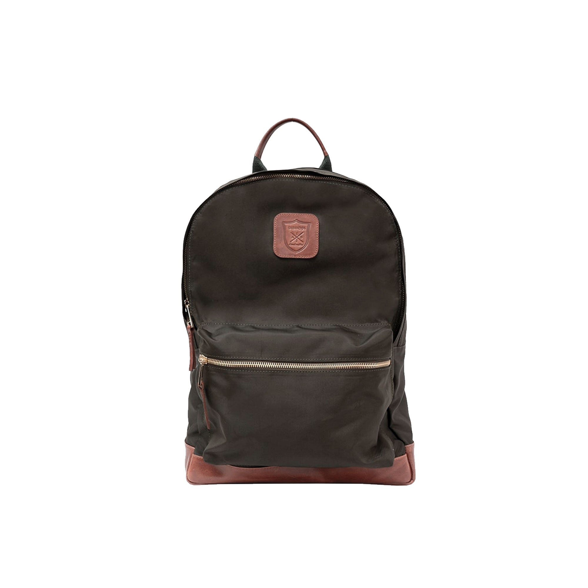 Duke Canvas Backpack — Canvas and leather